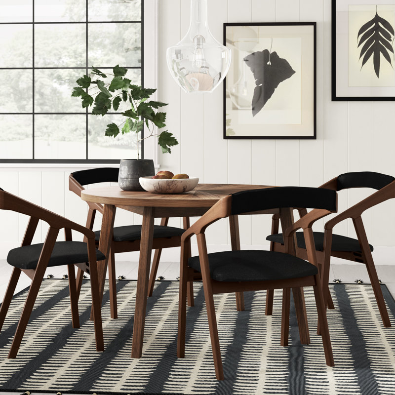 Averi Mid-Century Modern 5 Piece Breakfast Nook Dining Set & Reviews